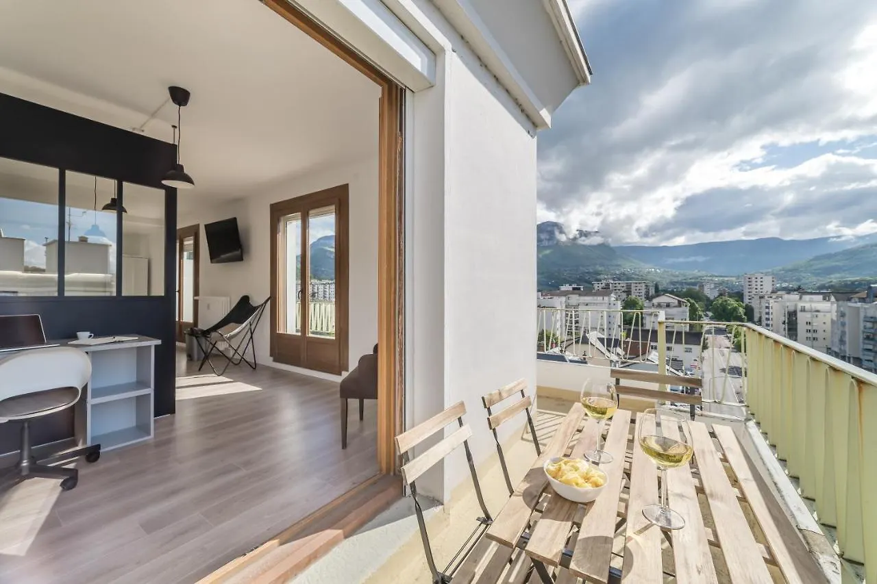 Vue Sensationnelle - Wifi Fibre - Arrivee Autonome Apartamento Chambéry França